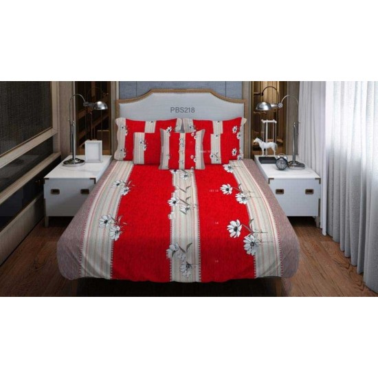 Print BedSheet with Pillow Covers