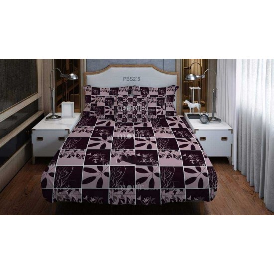 Print BedSheet with Pillow Covers