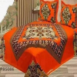 Print BedSheet with Pillow Covers