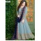 Premium Quality Unstitched Gown with Embroidery Work