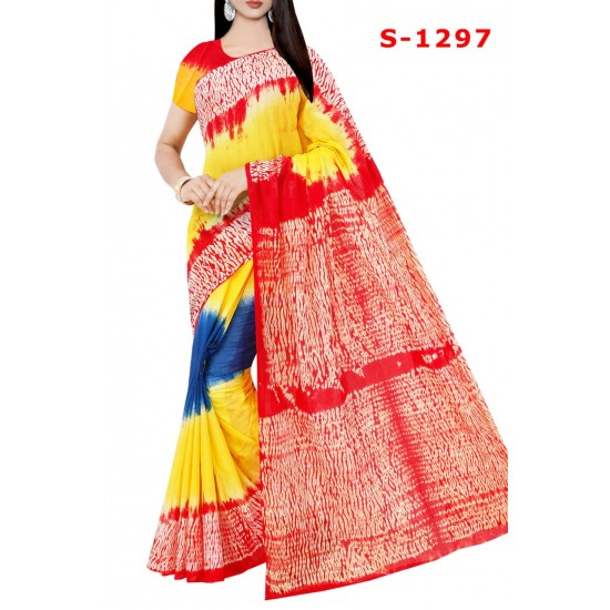 Mom Batik Saree with Blouse Pcs