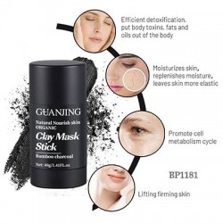 guanjing natural Nourish Skin organic Clay Mask Stick bamboo charcoal 40g