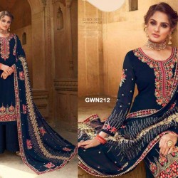 Premium Quality Unstitched Lasa with Embroidery Work