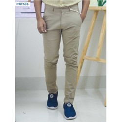 Slim-Fit Chino Gabardine Pants