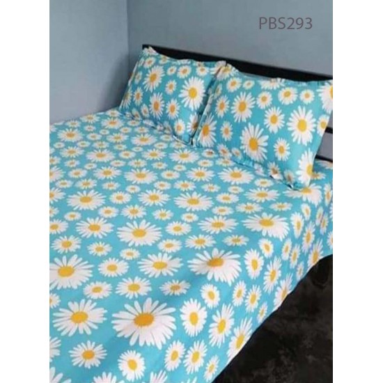Bangla Fabric Double Size BedSheet with Pillow Covers