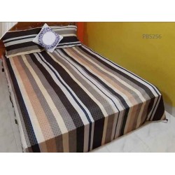 Bangla Fabric Double Size BedSheet with Pillow Covers