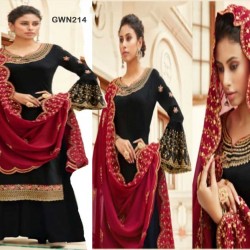 Premium Quality Unstitched Lasa with Embroidery Work