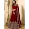 Premium Quality Unstitched Gown with Embroidery Work