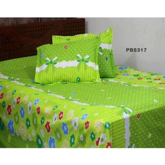 Double Size BedSheet with Pillow Covers