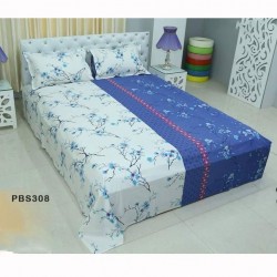 Double Size BedSheet with Pillow Covers