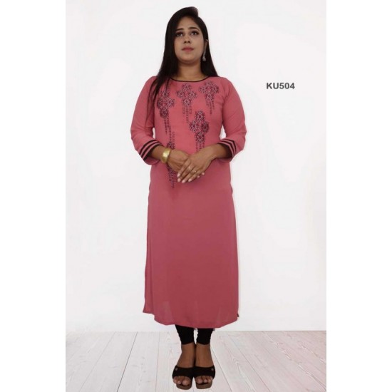 Stylish Double Diamond Georgette kurti