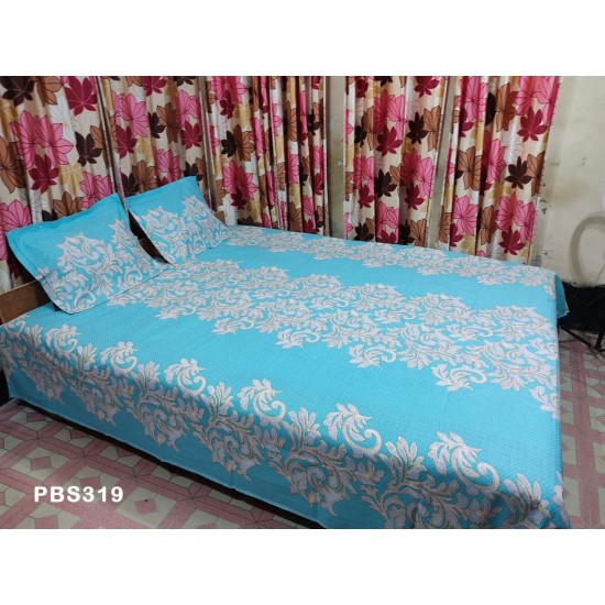 Double Size BedSheet with Pillow Covers