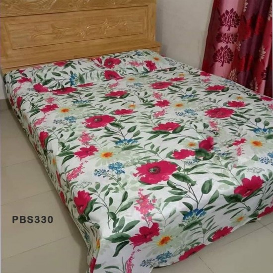 Double Size BedSheet with Pillow Covers