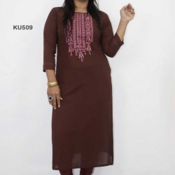 Stylish Double Diamond Georgette kurti