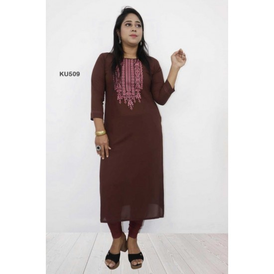 Stylish Double Diamond Georgette kurti