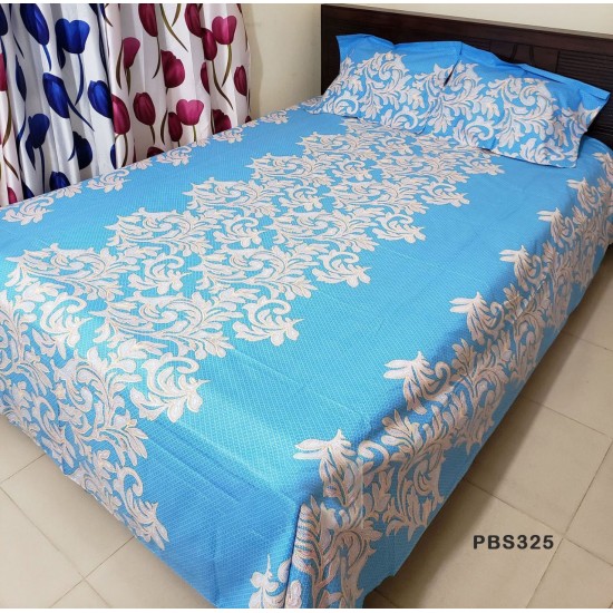 Double Size BedSheet with Pillow Covers