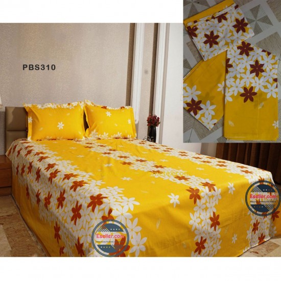 Double Size BedSheet with Pillow Covers