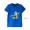 Blue 100% Cotton, S/J Tee Older Boys