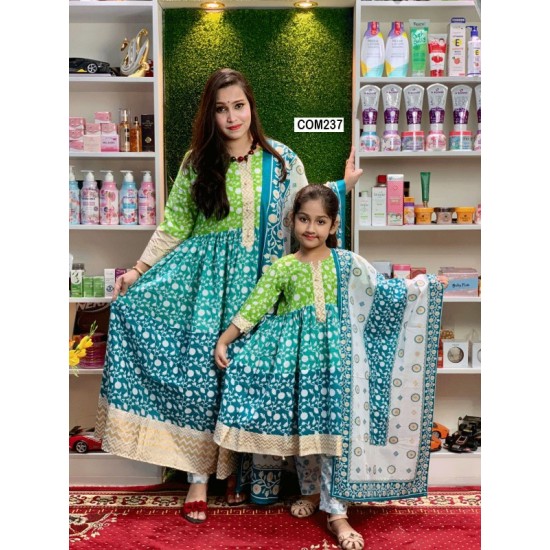 Mom and Baby Matching ready salwar kameez