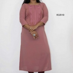 Stylish Double Diamond Georgette kurti