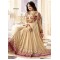 Premium Quality Unstitched Gown with Embroidery Work