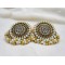 Gajra and Kundan Work Earring
