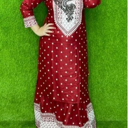 Screen Printed Cotton two pic For women