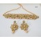 Exclusive Pearl golden kundan choker necklace with earring