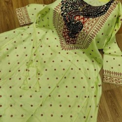 Screen Printed Cotton two pic For women