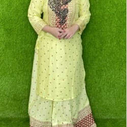 Screen Printed Cotton two pic For women