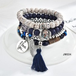 4Pcs/sets Women Bracelets Gift for Girl