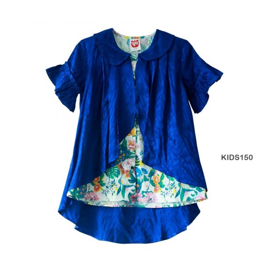 AOP Solid Georgette Tops Older Girls