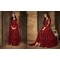 Premium Quality Unstitched Gown with Embroidery Work