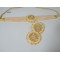 Exclusive crystal choker necklace set with stone work