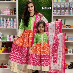 Mom and Baby Matching ready salwar kameez