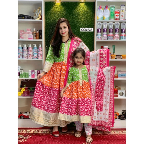 Mom and Baby Matching ready salwar kameez