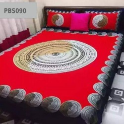 Print BedSheet with Pillow Covers