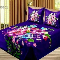 Print BedSheet with Pillow Covers