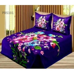 Print BedSheet with Pillow Covers
