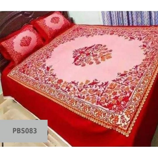Print BedSheet with Pillow Covers