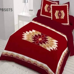 Print BedSheet with Pillow Covers