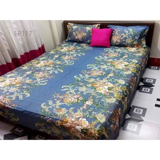 Print BedSheet with Pillow Covers