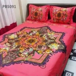 Print BedSheet with Pillow Covers