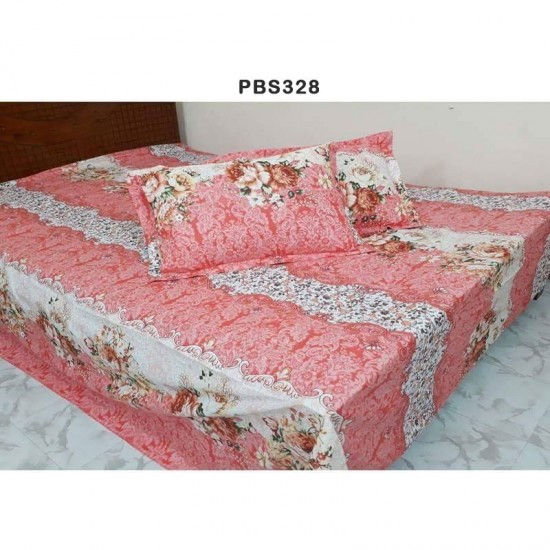 Double Size BedSheet with Pillow Covers