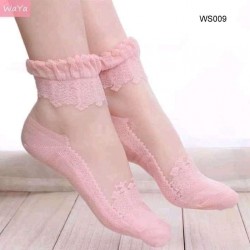 Transparent Lace Socks