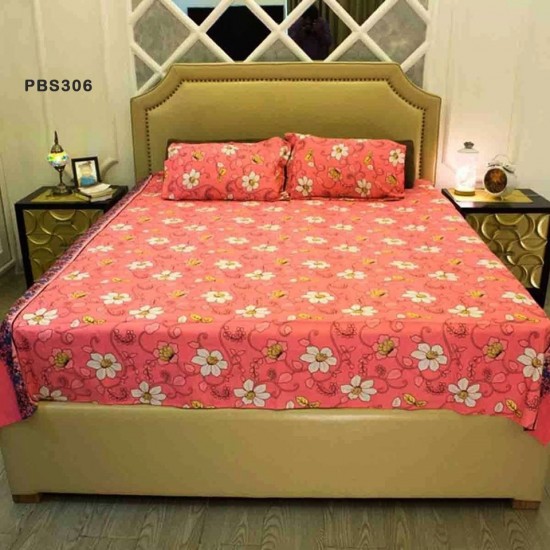 Double Size BedSheet with Pillow Covers