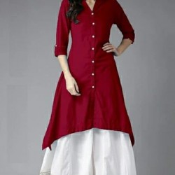Fashionable Less kurti and Plazzo Set For Women