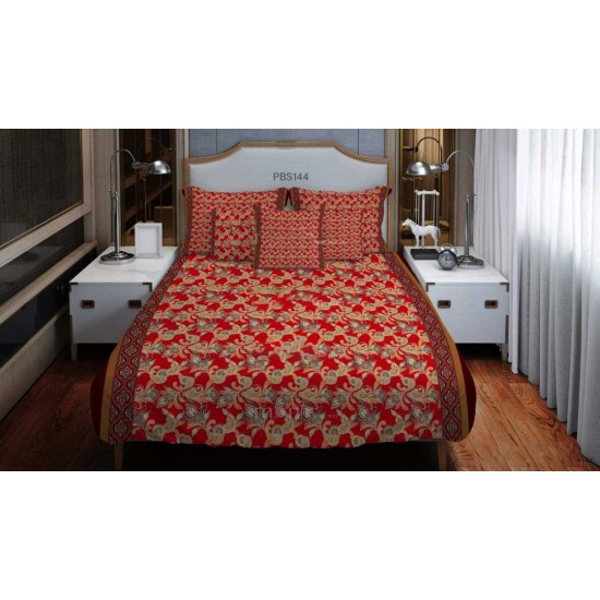 Print BedSheet with Pillow Covers