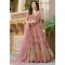 Premium Quality Unstitched Gown with Embroidery Work