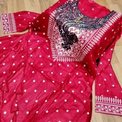 Screen Printed Cotton two pic For women